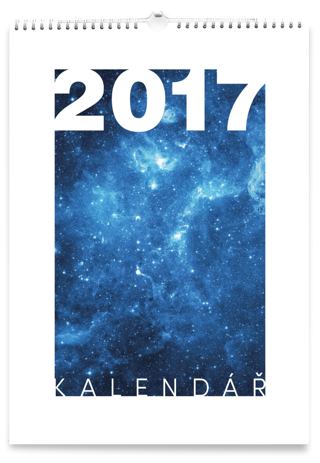 Nástěnný kalendář z vlastních fotek na výšku